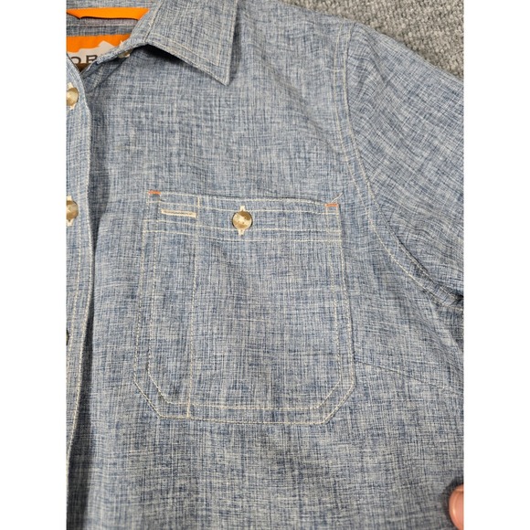 Orvis Women's Tech‎ Chambray Short-Sleeve Work Shirt Size S - Picture 5 of 12
